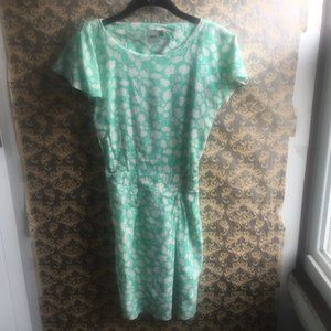 ASOS Mint Green Floral Print Dress - Size 2